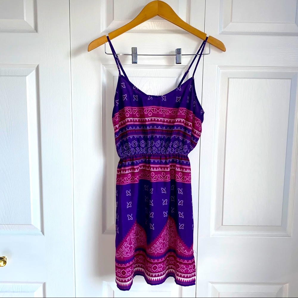 Spaghetti Strap Tunic Dress Size: S